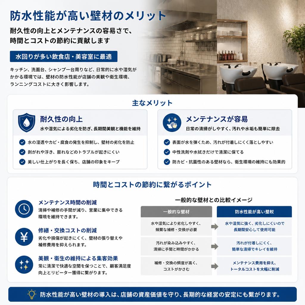 メリット：耐久性とメンテナンスの手軽さ