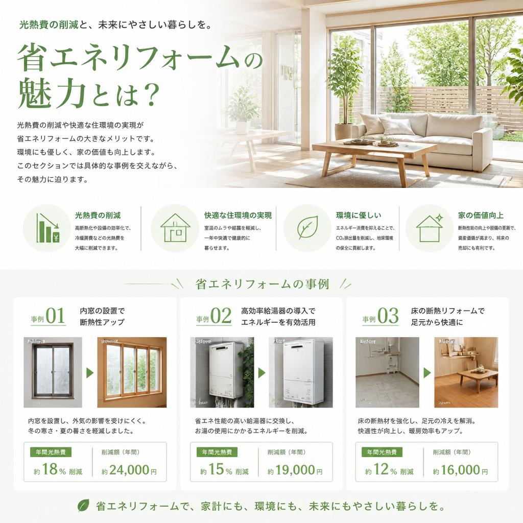 省エネリフォームのメリット