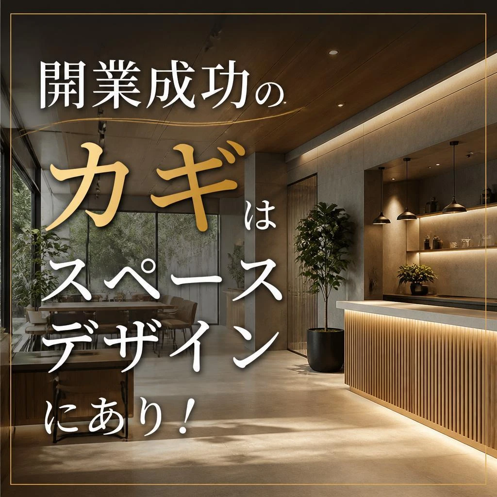 開業成功のカギはスペースデザインにあり！