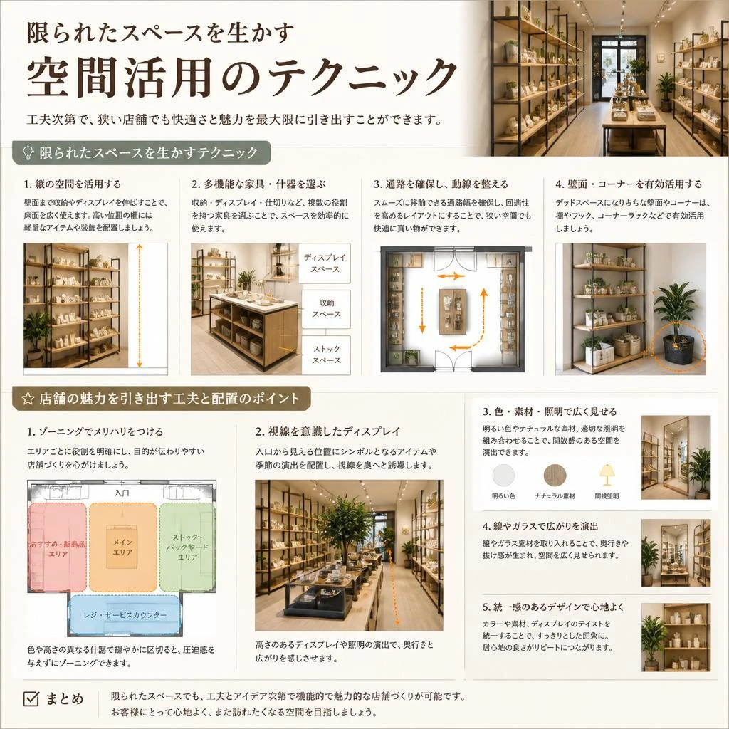 3. 空間を有効活用するテクニック