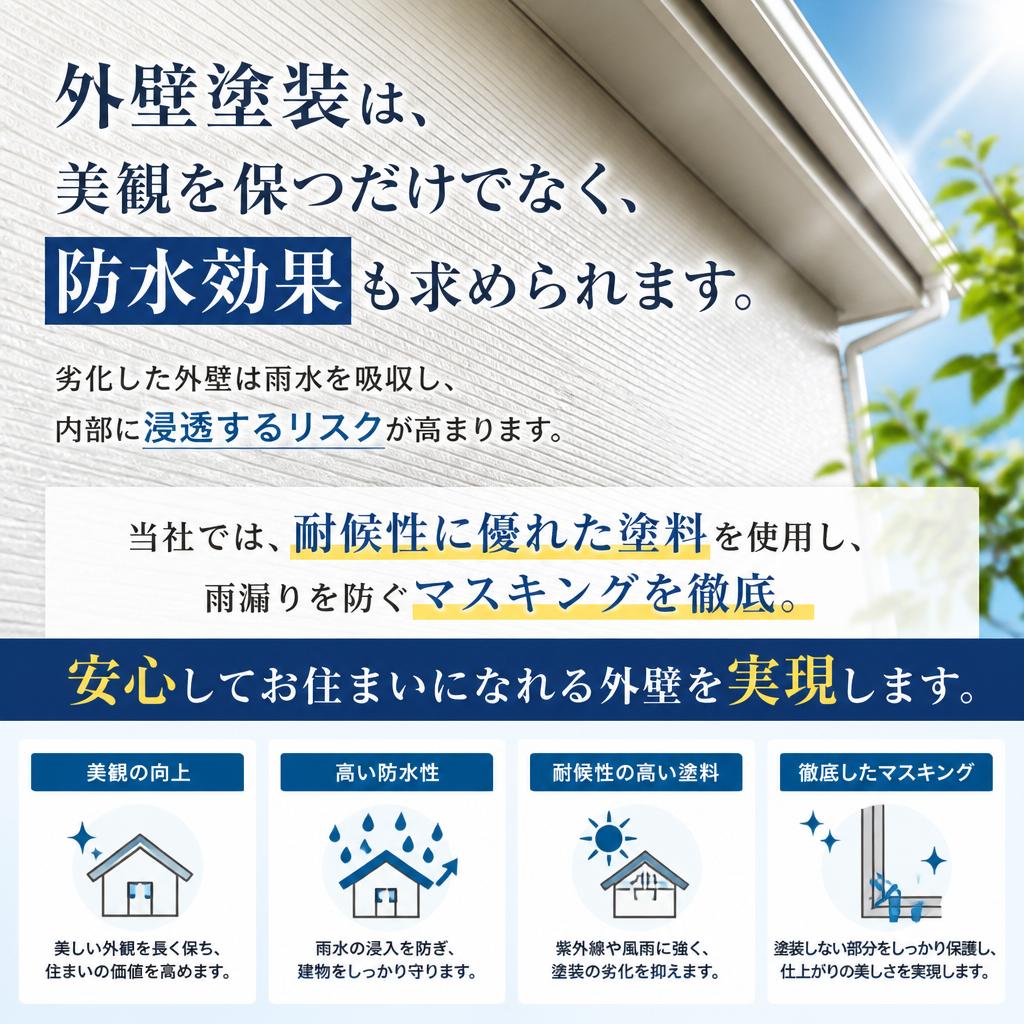 信頼の外壁塗装