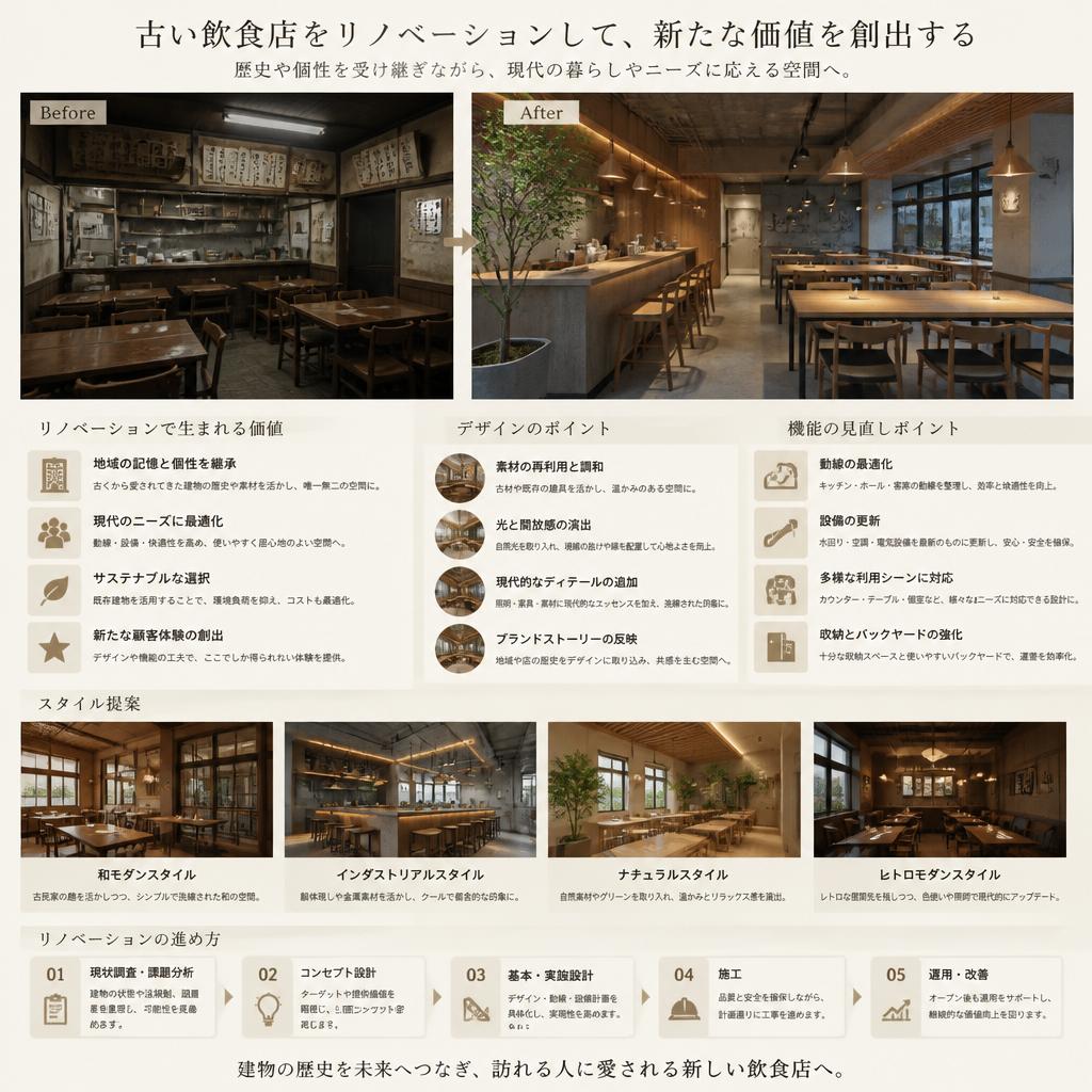 リノベーションで新しいスタイルを提案