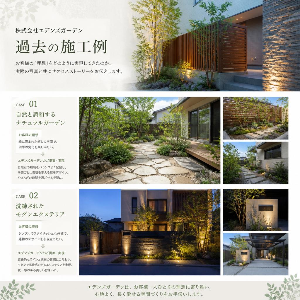 実績豊富な施工例の紹介