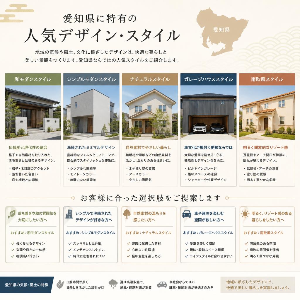 2. 愛知県のトレンド門柱スタイル