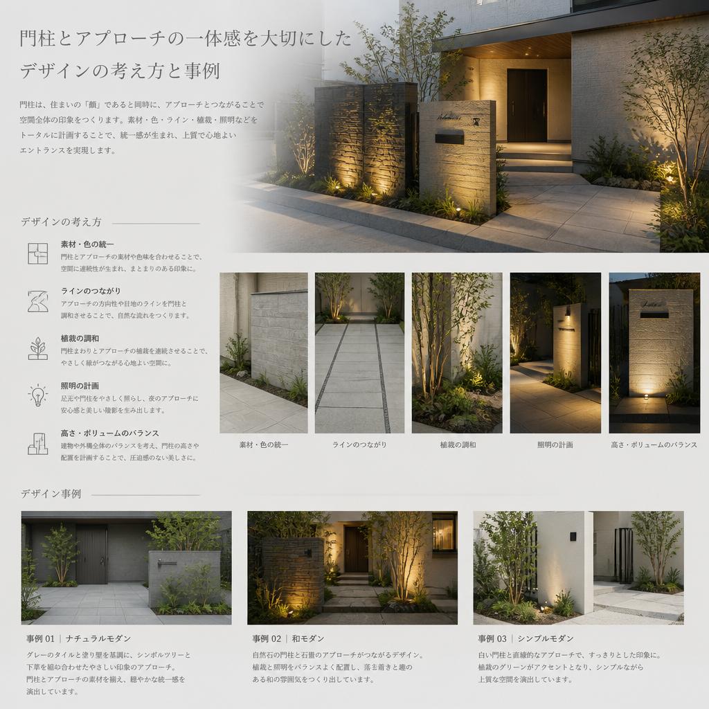 3. アプローチとの調和を考えたデザイン
