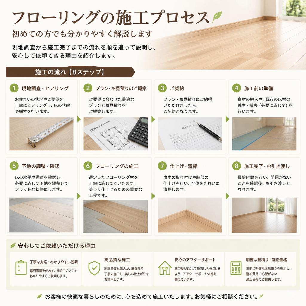 2. 施工の流れを知ろう