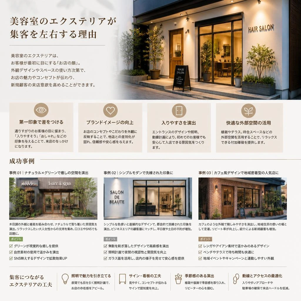 エクステリアがもたらす集客効果