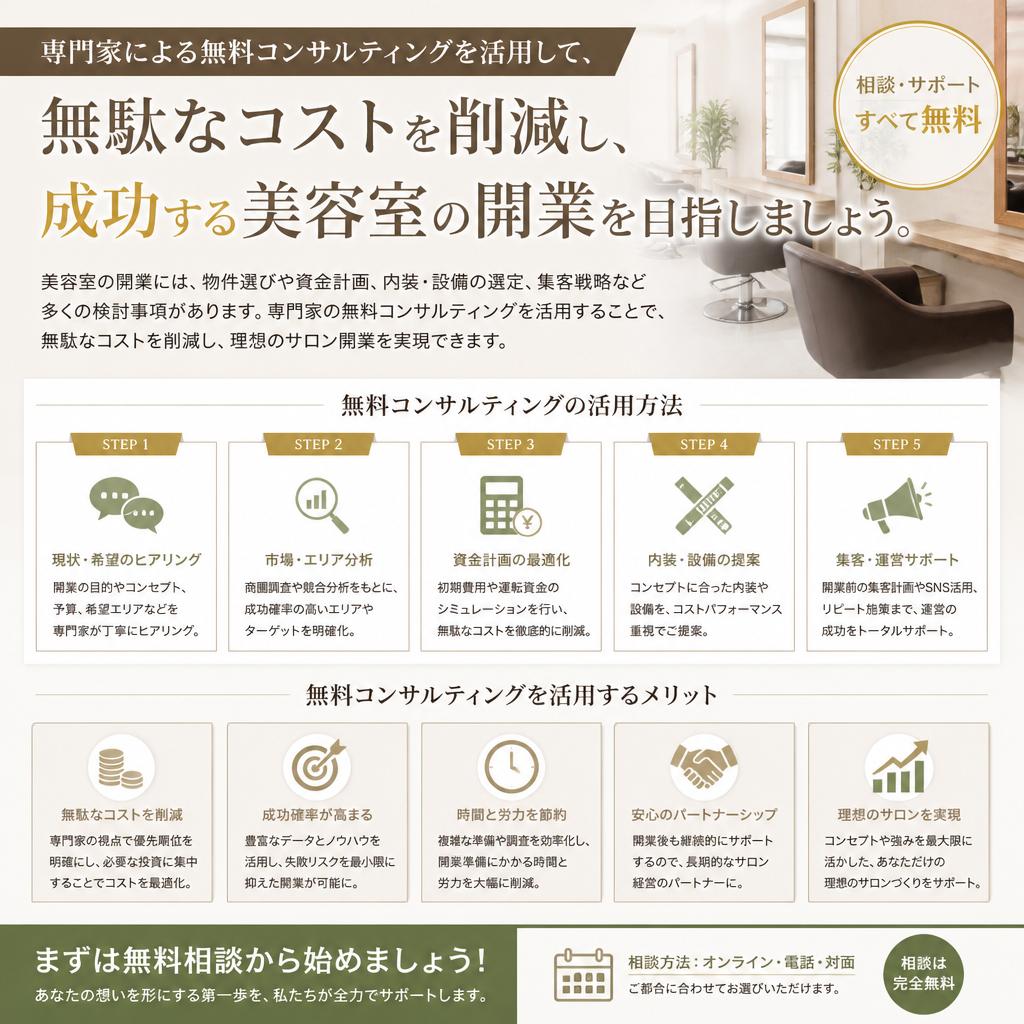 無料コンサルティングの活用法