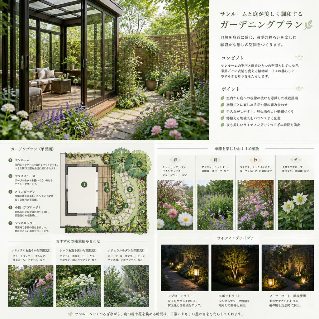 庭との調和を図るガーデニング