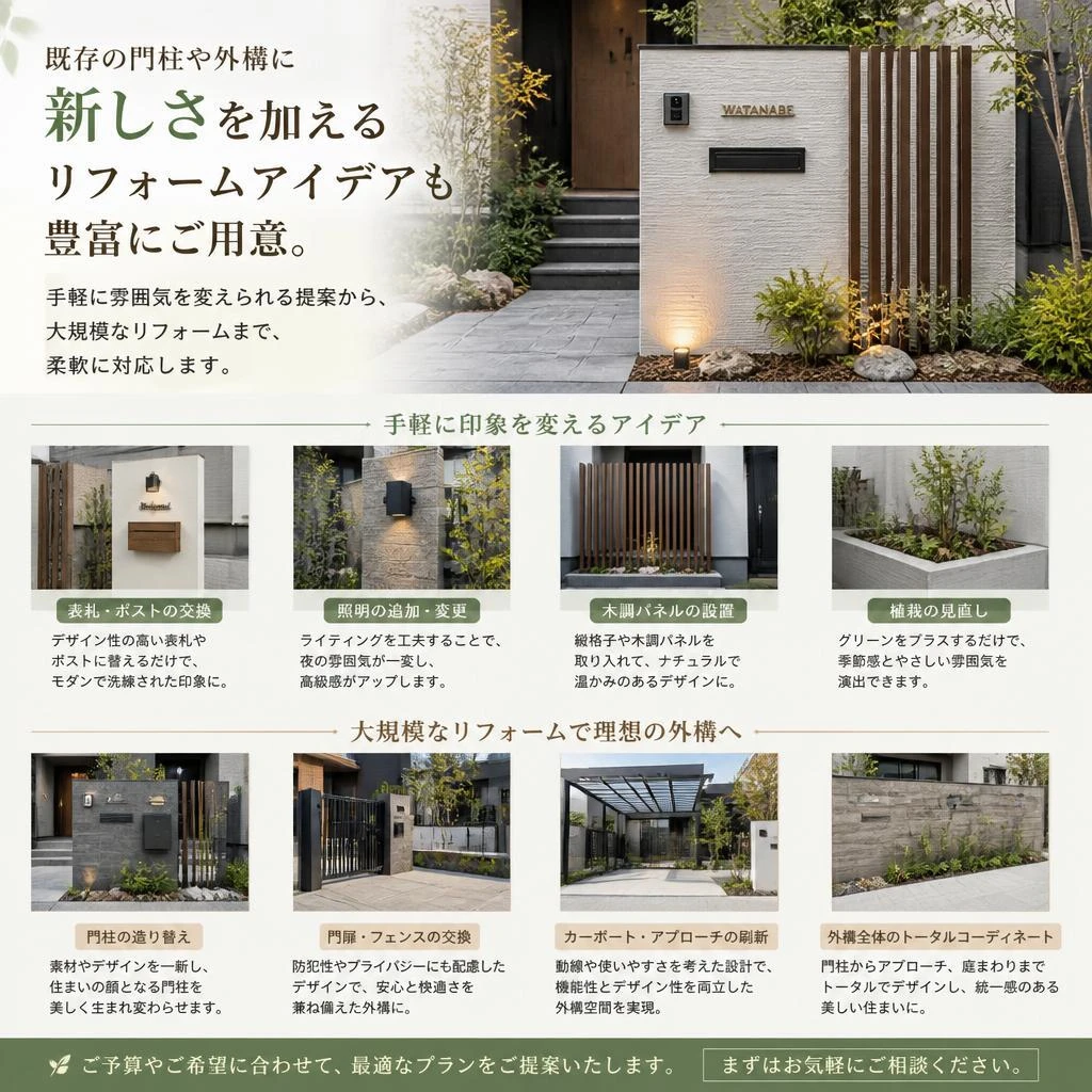 4. リフォームアイデアで新しい感動を