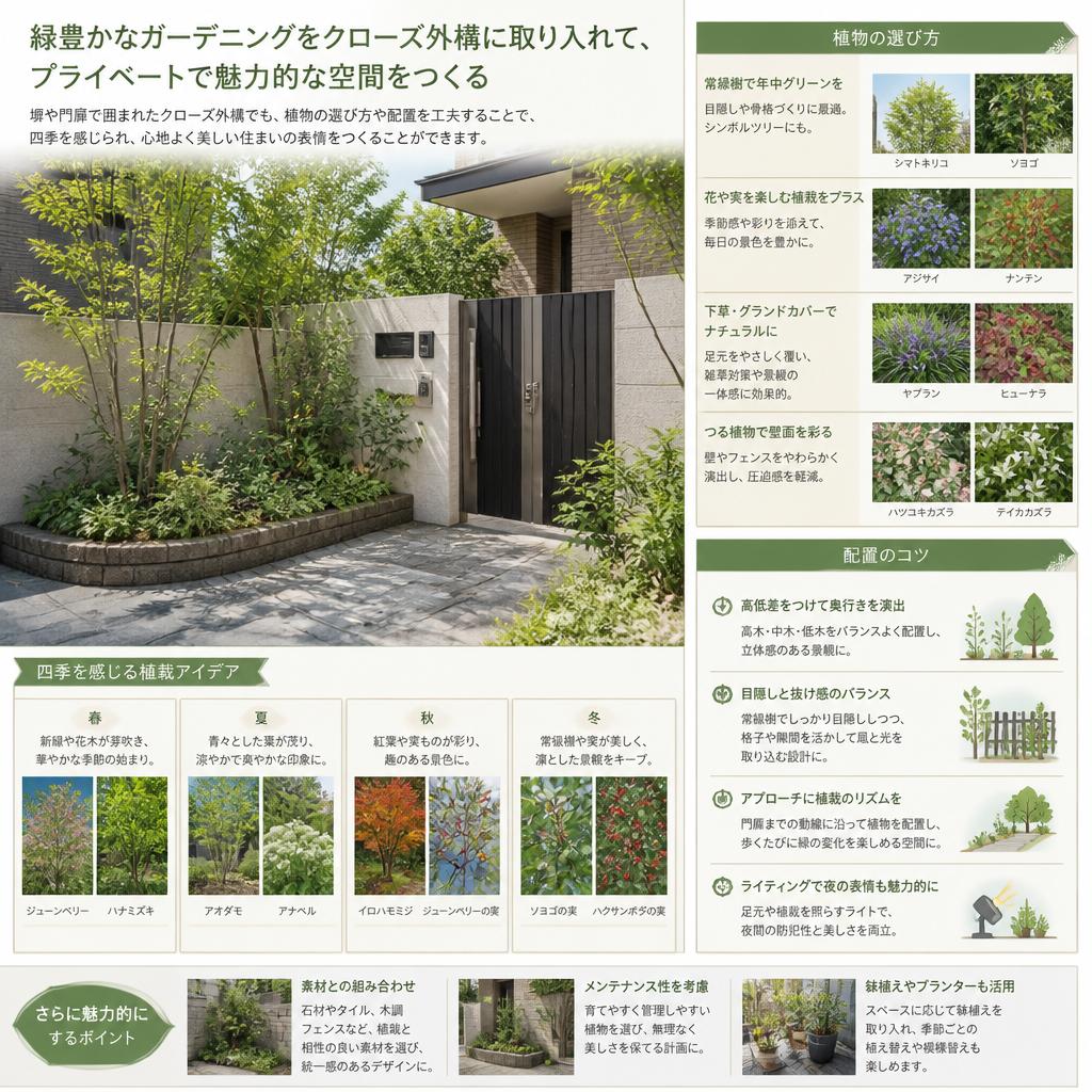 4. ガーデニングで魅力をアップ