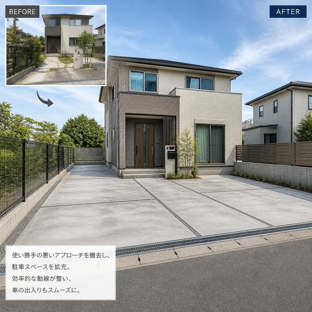 3. アプローチ撤去のメリット