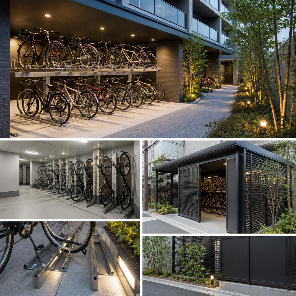 機能的な自転車置き場の設計