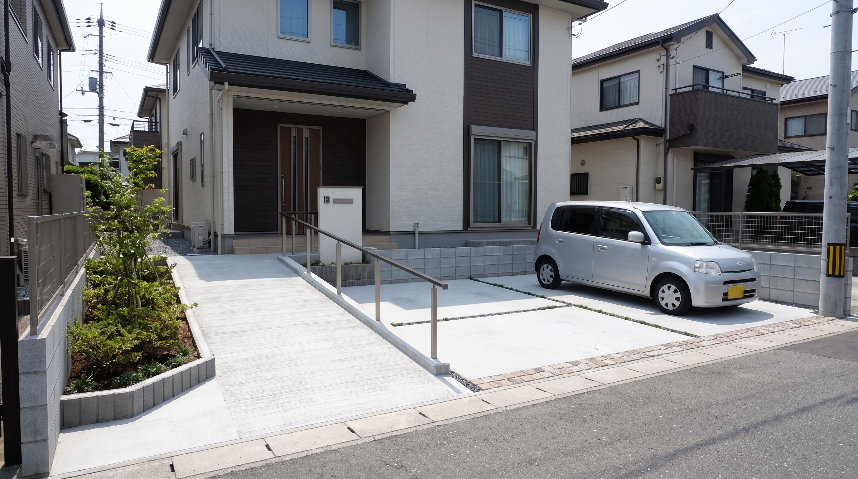 使い勝手が良くなる！戸建ての駐車場をスロープリフォームで生まれ変わらせる