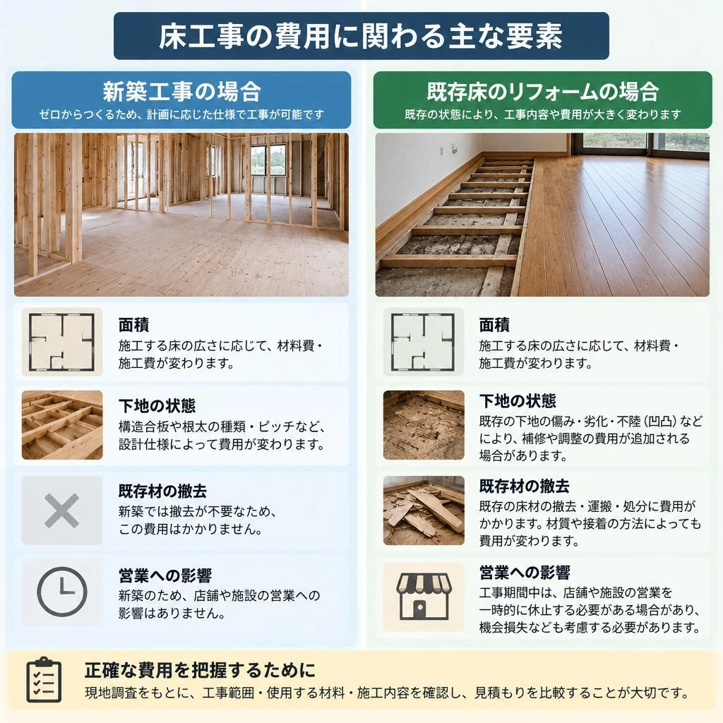 新築工事・リフォームの費用を左右するポイントと見積もりの見方