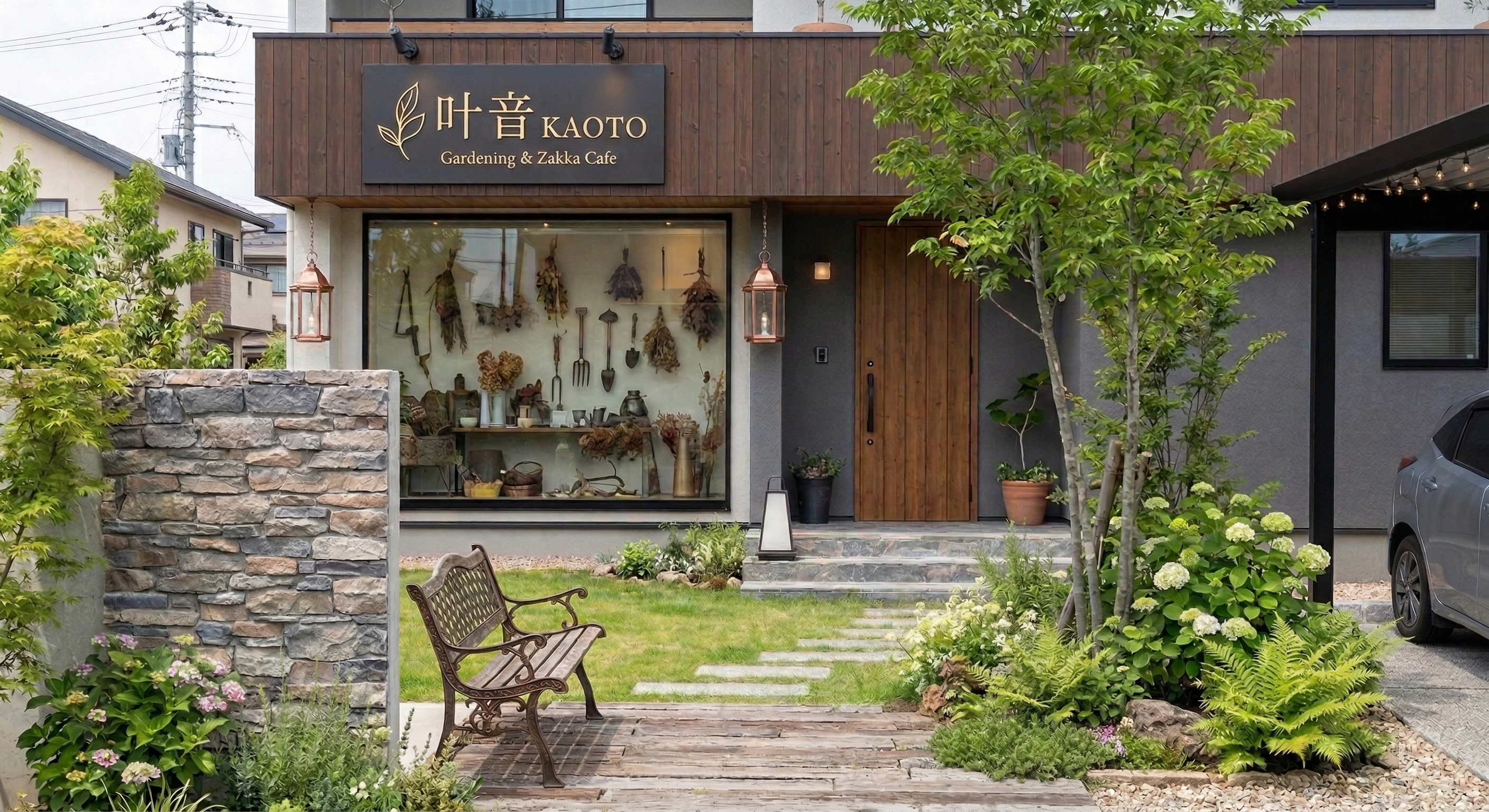 新築店舗の外構工事ならお任せください！あなたの理想を形にする外構プランを提案します。