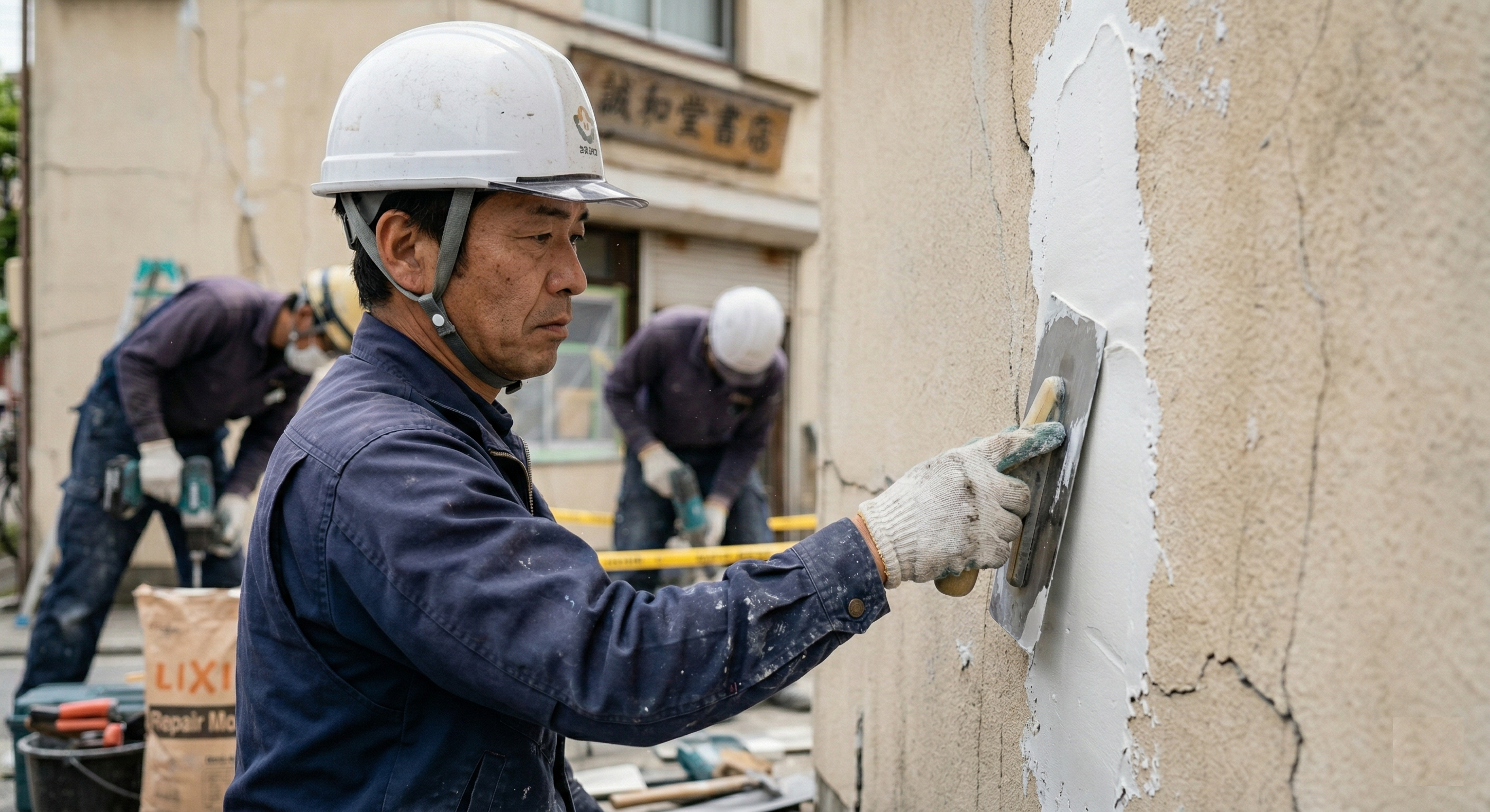 ひび割れ修理で安心の維持管理