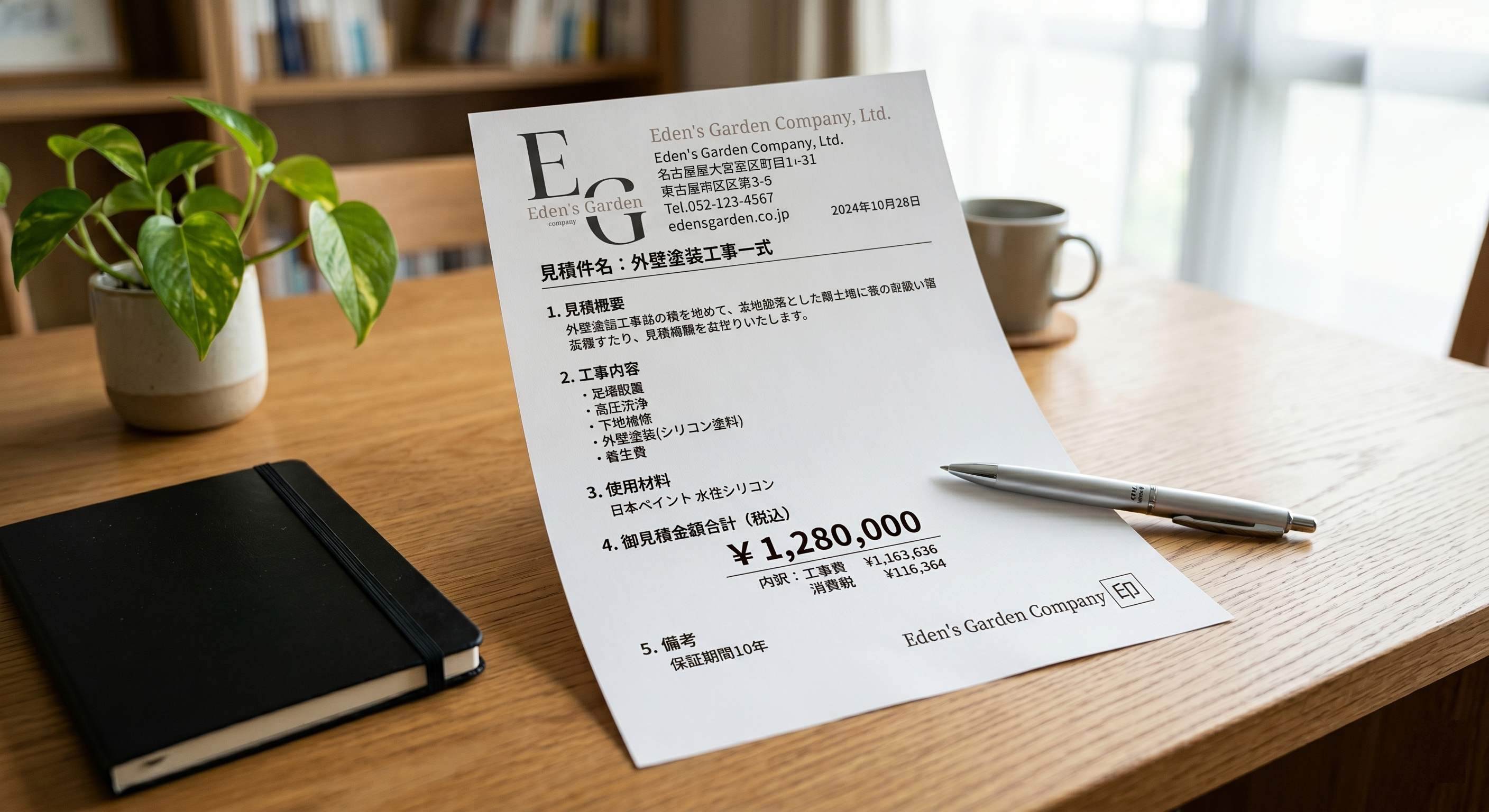 見積りは無料！安心のサービス