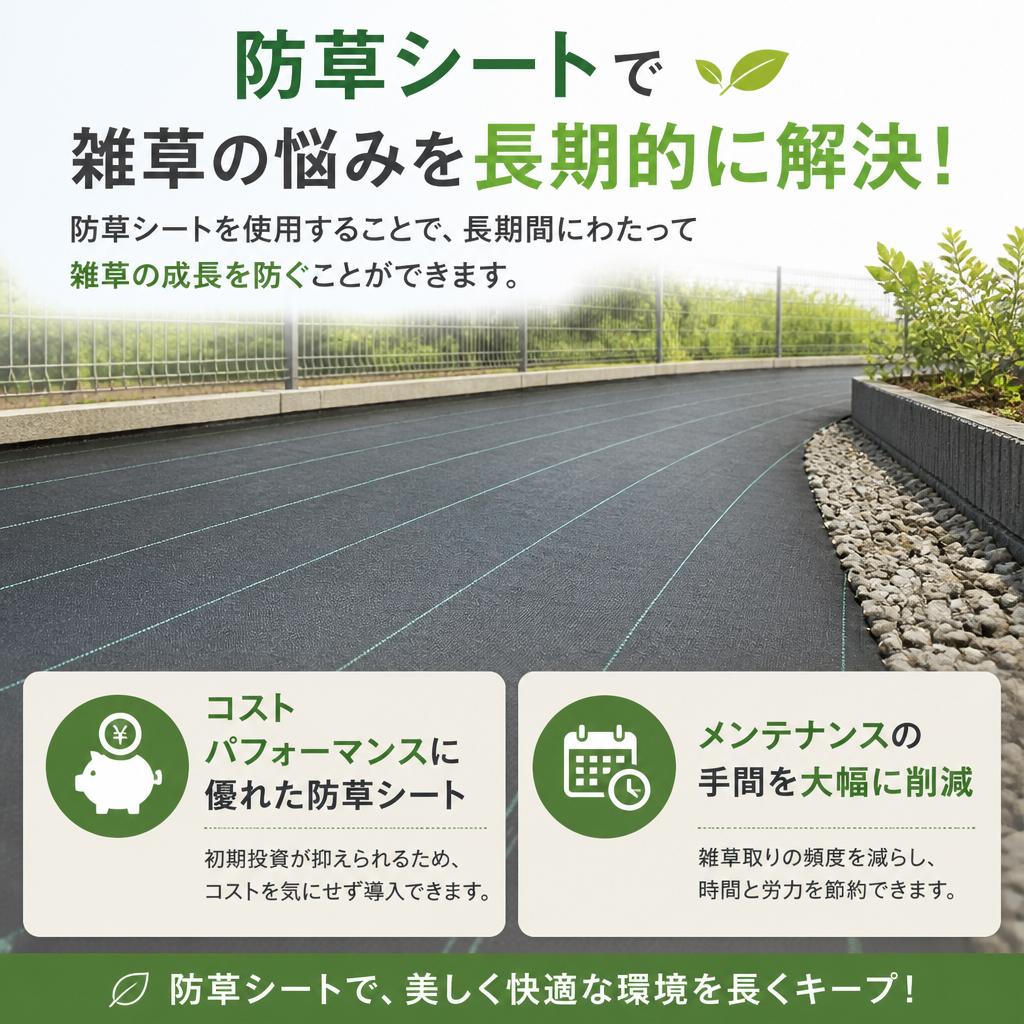 コストパフォーマンス重視の防草対策とは