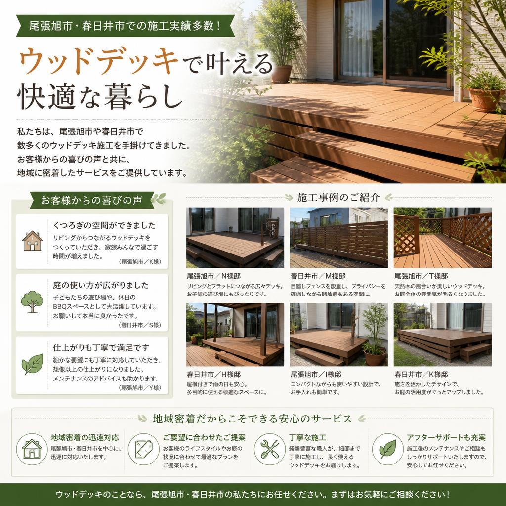 尾張旭市・春日井市での施工実績
