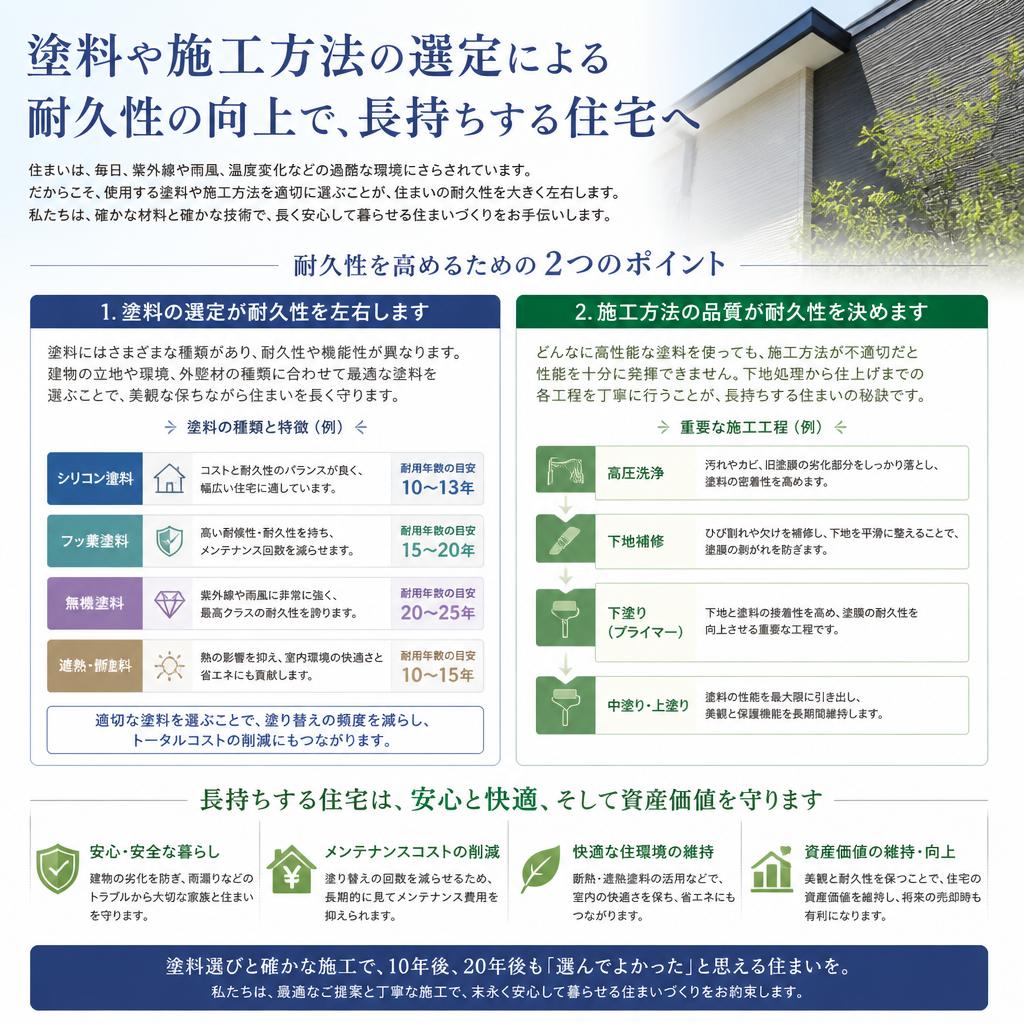 耐久性へのこだわり