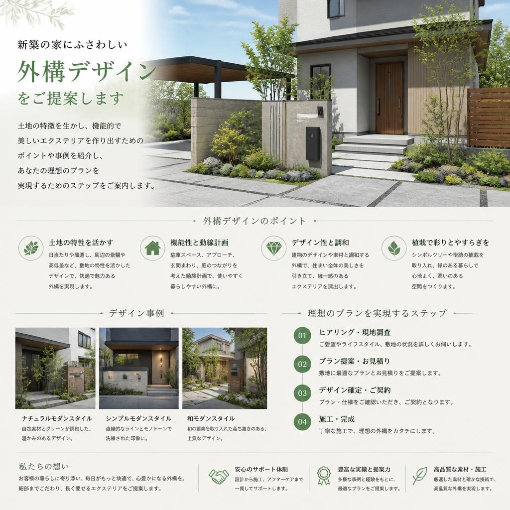 新築外構プランの提案