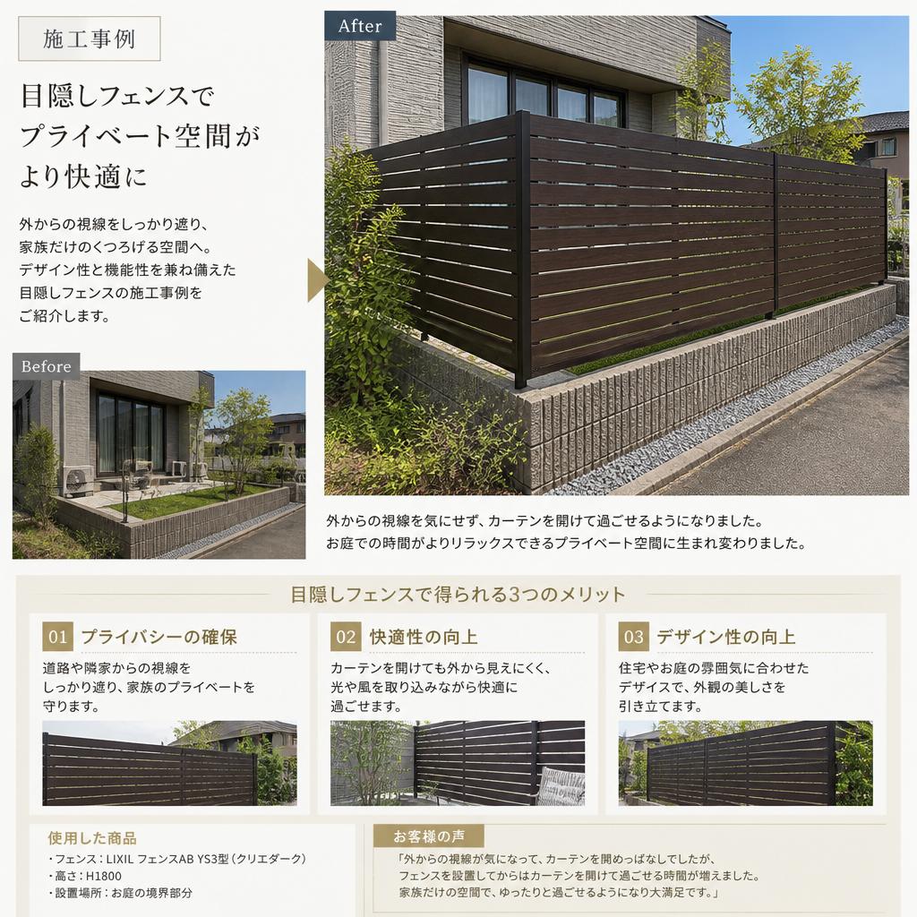 名古屋市の外構リフォーム成功事例