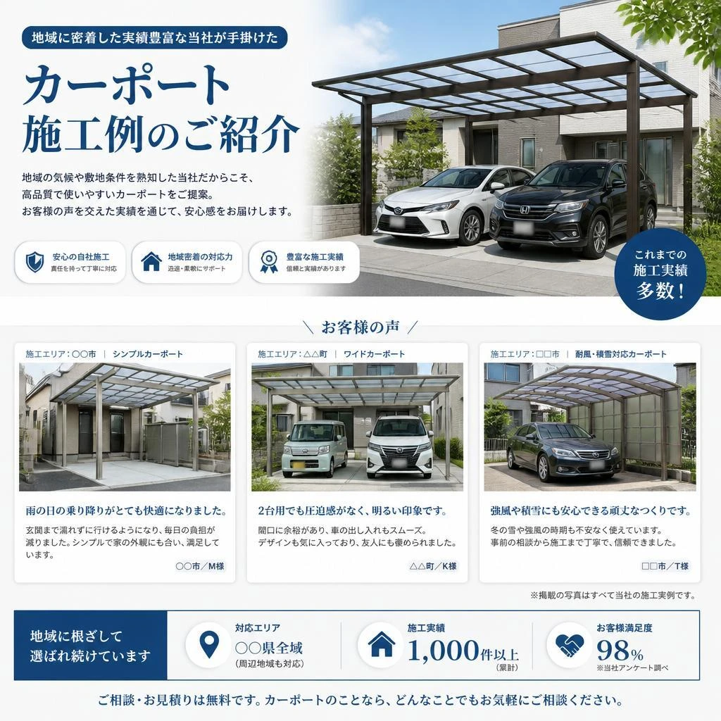 日進・春日井エリアでの施工実績