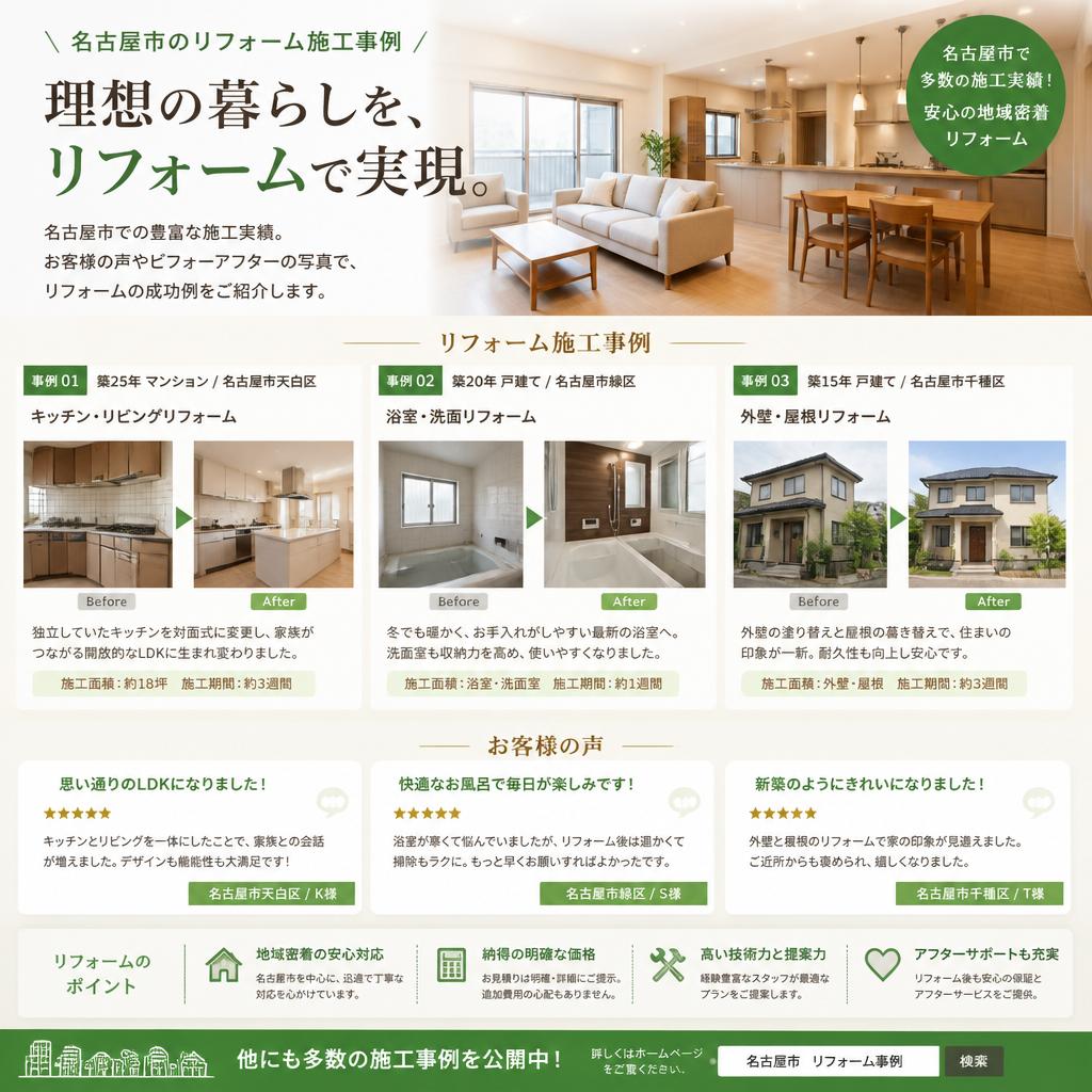 2. 名古屋市のリフォーム事例