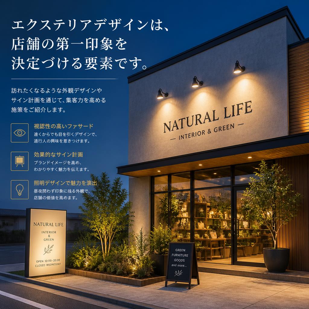 魅力的なエクステリアデザインの提案
