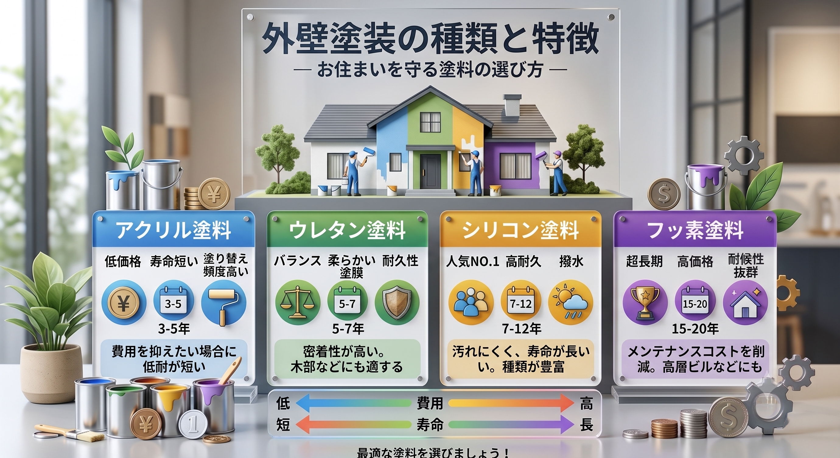 エデンズガーデンの外壁塗装の特徴
