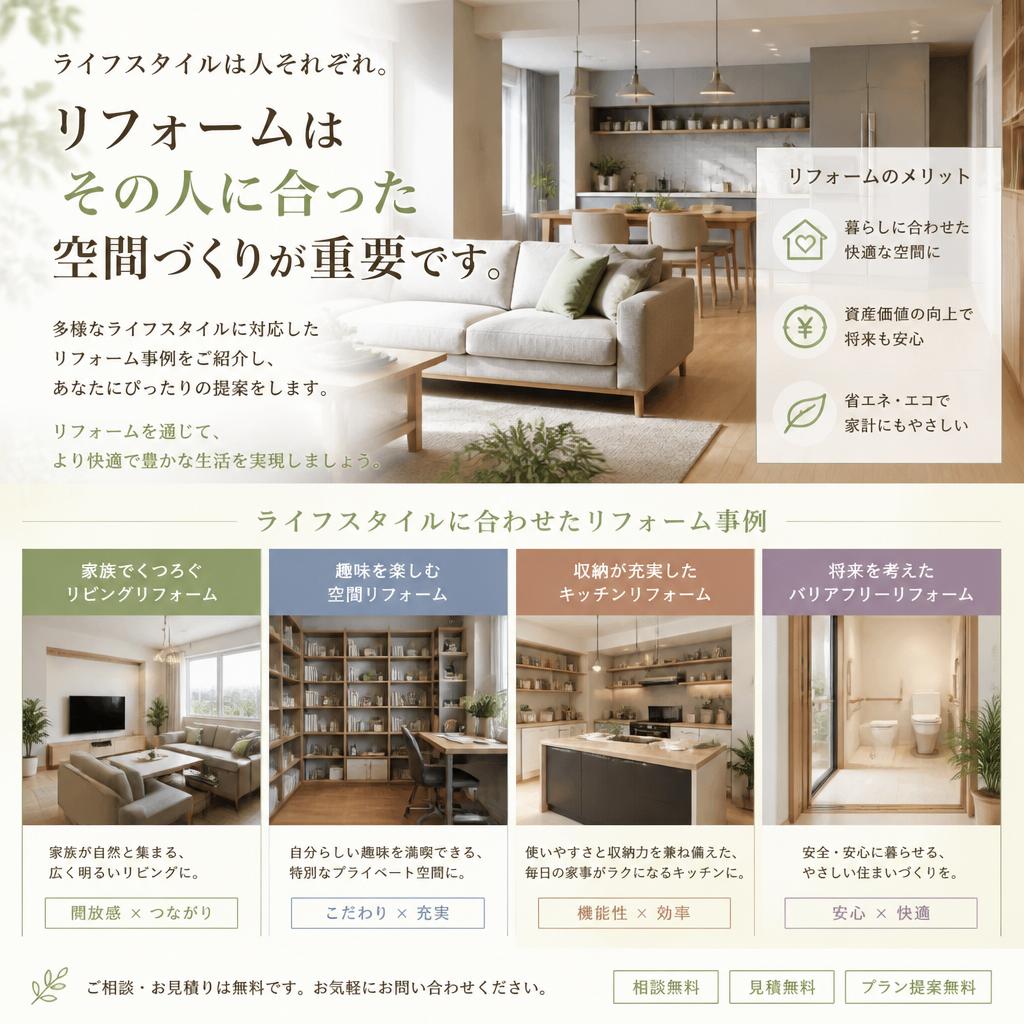 あなたのライフスタイルに寄り添う空間