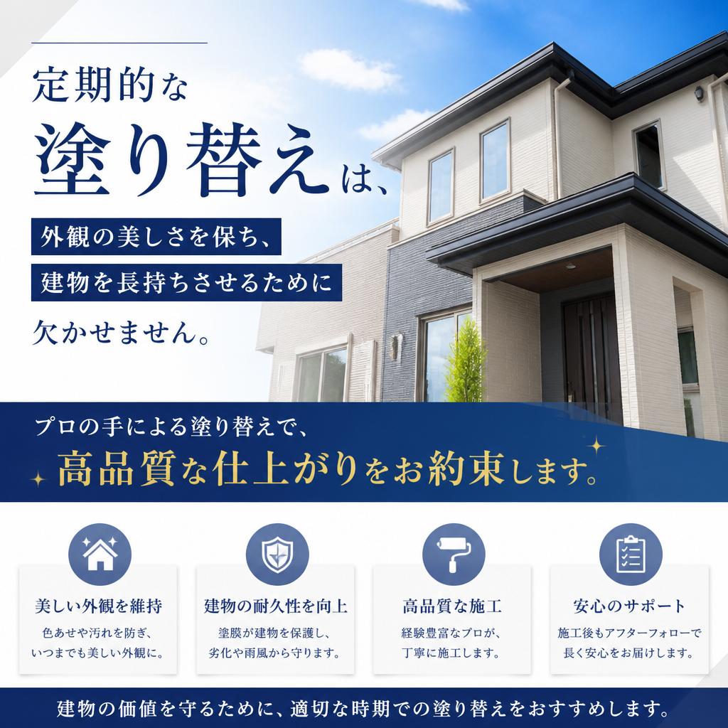 塗り替えサービスで美観を保つ