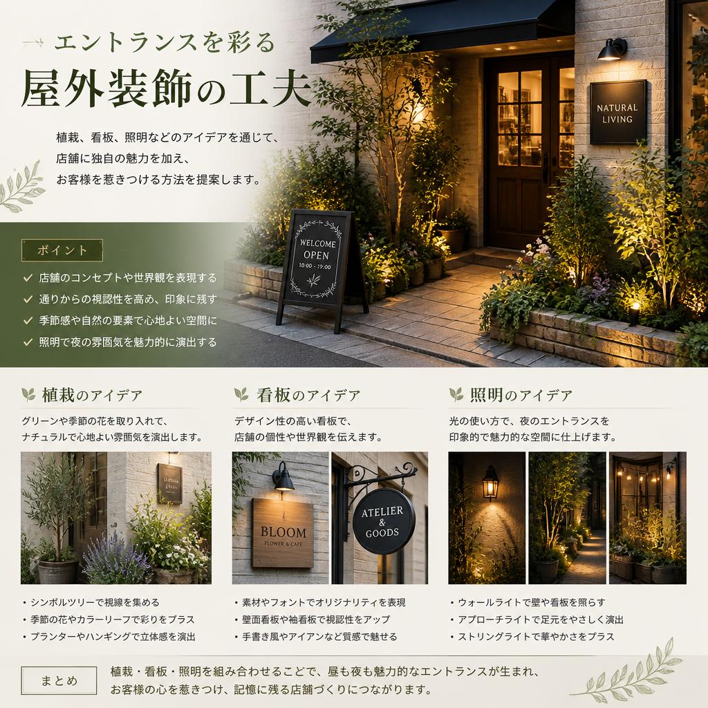 屋外装飾のアイデア