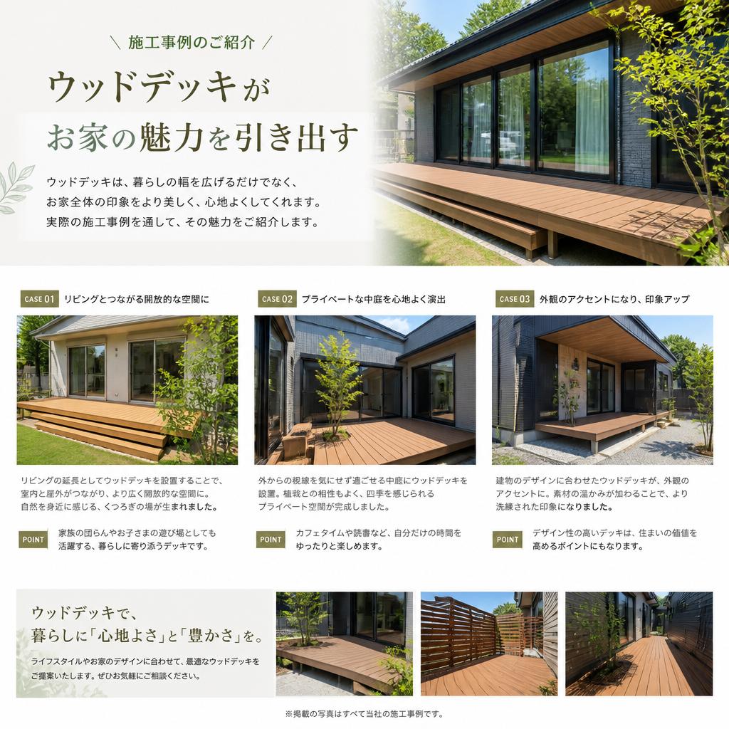 施工事例で見るデザインの魅力