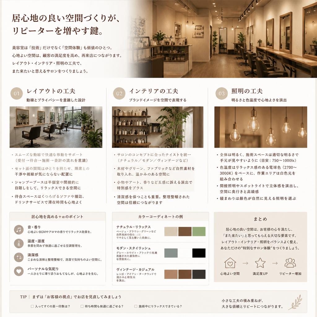 顧客を惹きつける店内環境の工夫