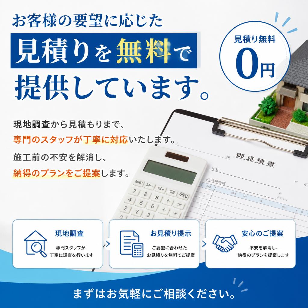 リフォーム見積りの流れ