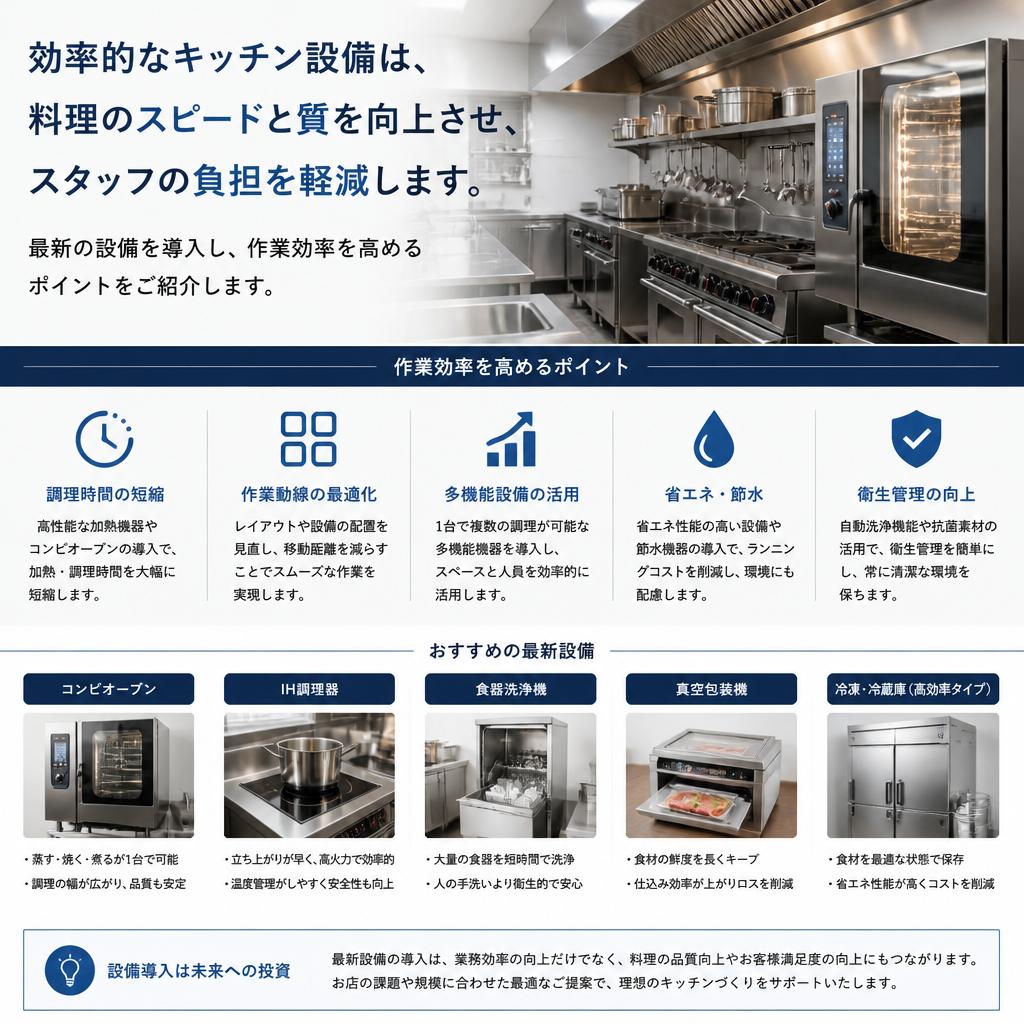 キッチン設備の最適化